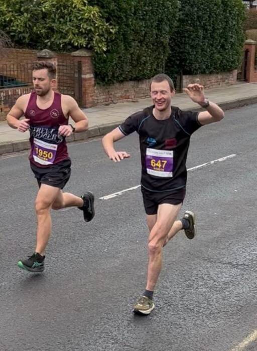 Robin at Taunton half