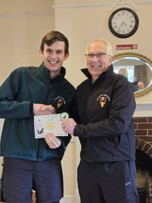 Tom is Term Fox Champion 1