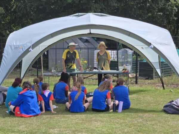 QO at the girl guide activity day 2