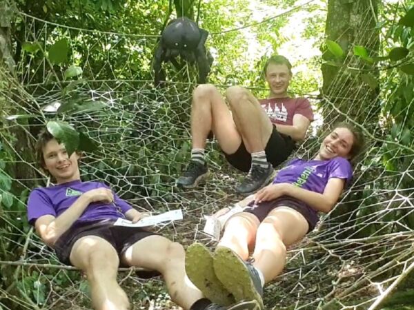 The big kids having fun at coombe wood