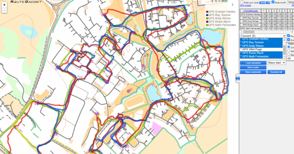 MapRun Routegadget Page Example