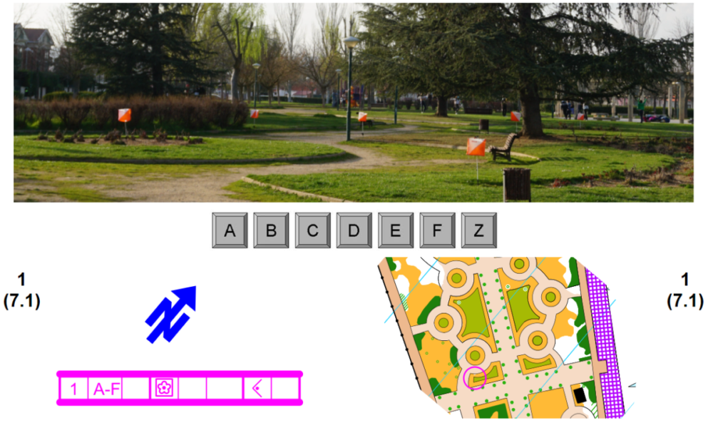 Which control is marked (A-F), or is it none of them (zero)?