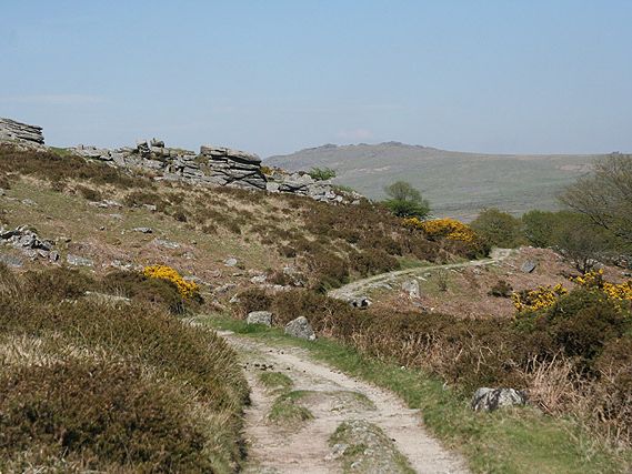 Heading north towards Heckwood Tor, to the SE of the competition area