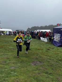 Shelia starting her relay leg JK 2024