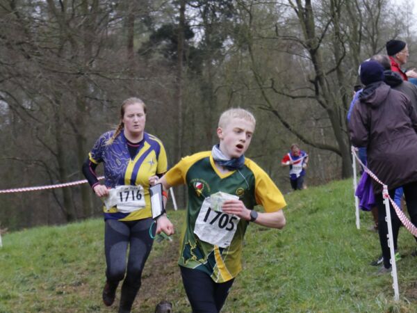 click for a larger version of Finlay finishing the long distance Finlay finishing the long distance