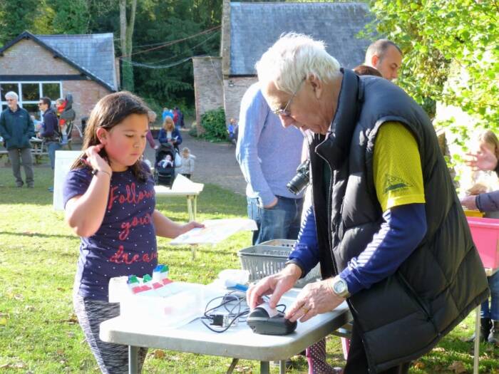 Roger, serving Annabel at Fyne Court