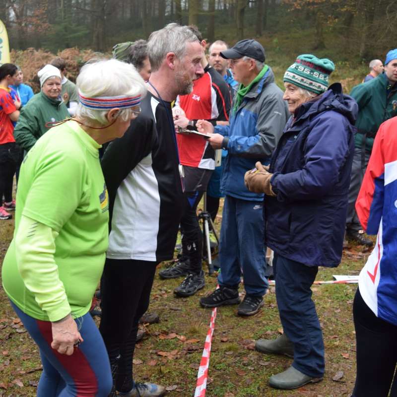 Jenny (right), puts competitors under starters orders at our 2016 Galoppen