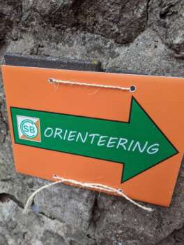 Swansea Bay OC orienteering sign