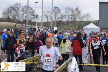 Vikki & Andrew at the Start, Stafford MOD