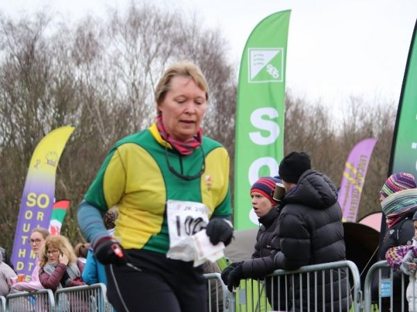 Adele A finishing, Day 2 at Brereton