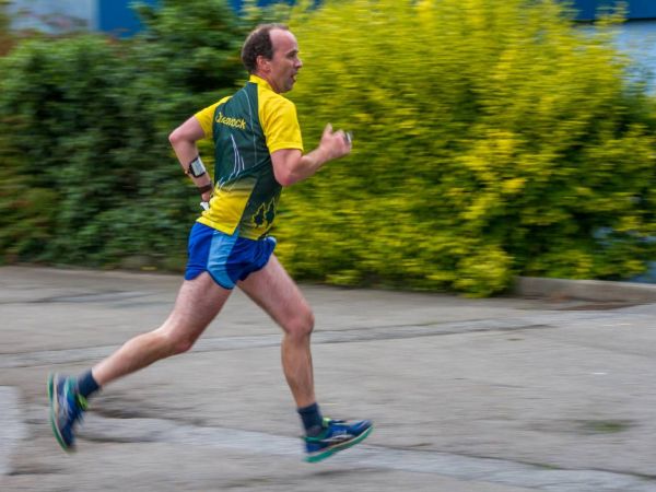 Richard flying along at Camborne