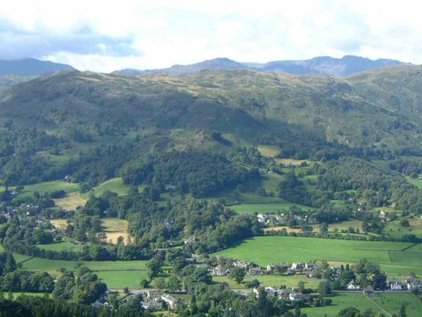 Silver Howe above Grasmere village