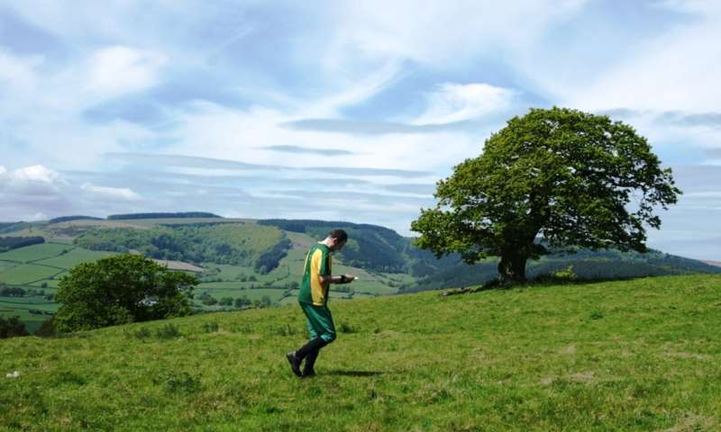 Jeff P at Brampton Bryan parkland, 2015
